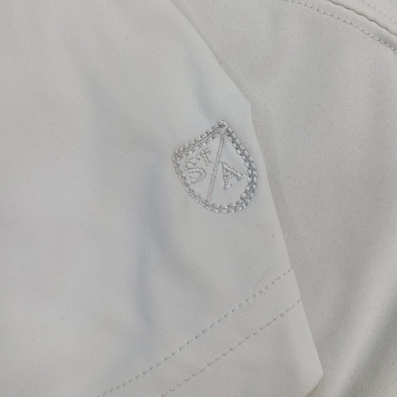 St. Andrews of Scotland Polo Golf Shirt Men's Large Purple White‎ Short Sleeve - Picture 12 of 12